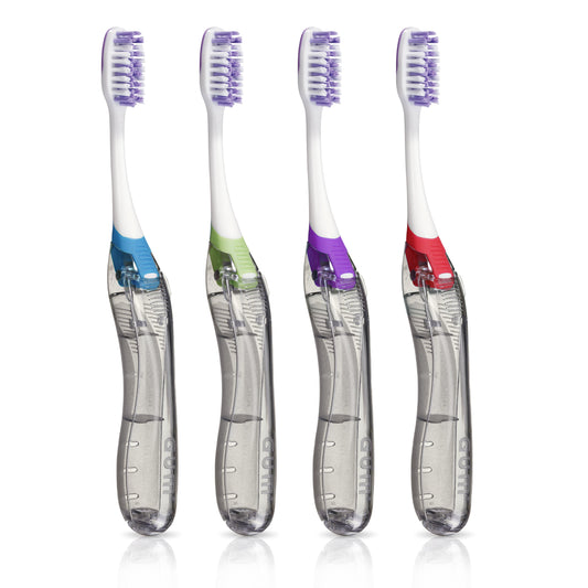 125 : Brosse à dents de voyage - Souple, finition en V