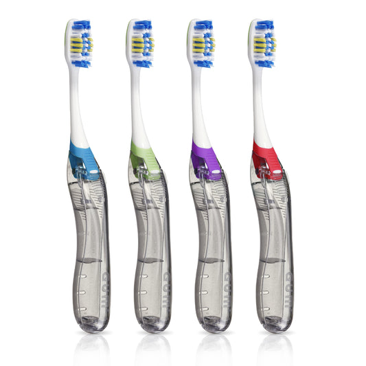 153 : Brosse à dents de voyage - Souple, finition multi-niveaux