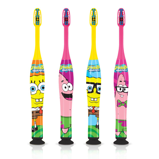 4060 : Brosse à dents pour enfants GUM® SpongeBob®, ultra douce, 12 pièces