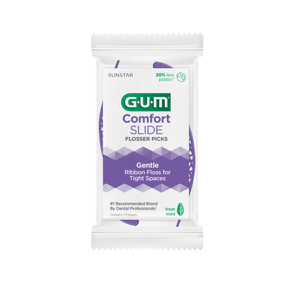 887 : Fils dentaires GUM® Comfort Slide (48 paquets de 2)
