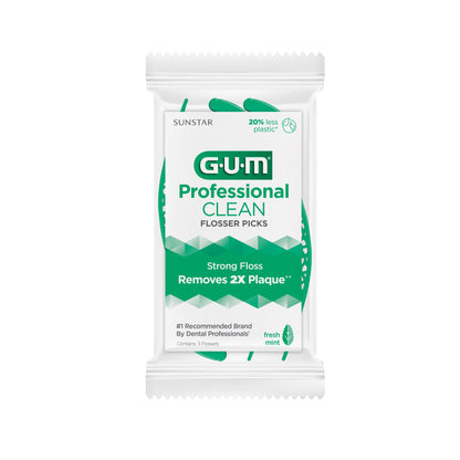 891 : Fil dentaire professionnel CLEAN FLOSSERS MENTHE (48 paquets de 3) 