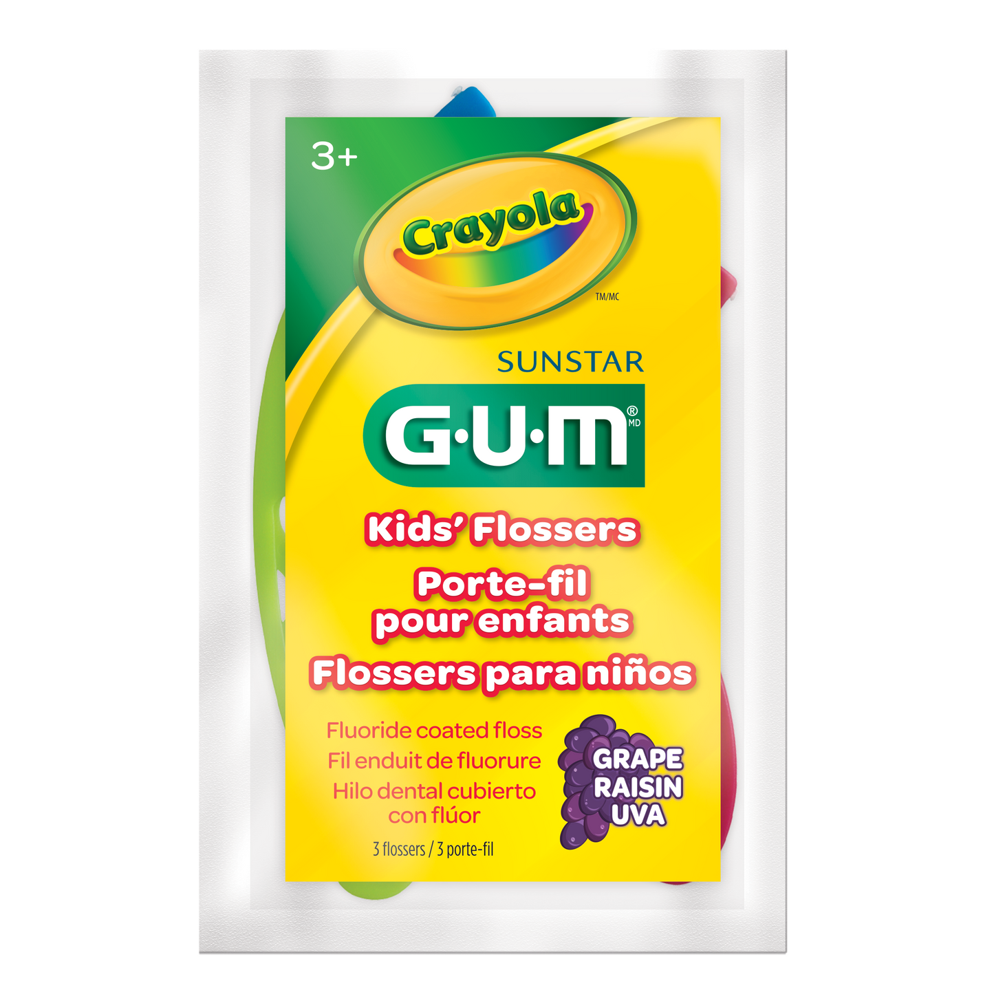 895 : Fil dentaire original GUM® Crayola™, 48 unités