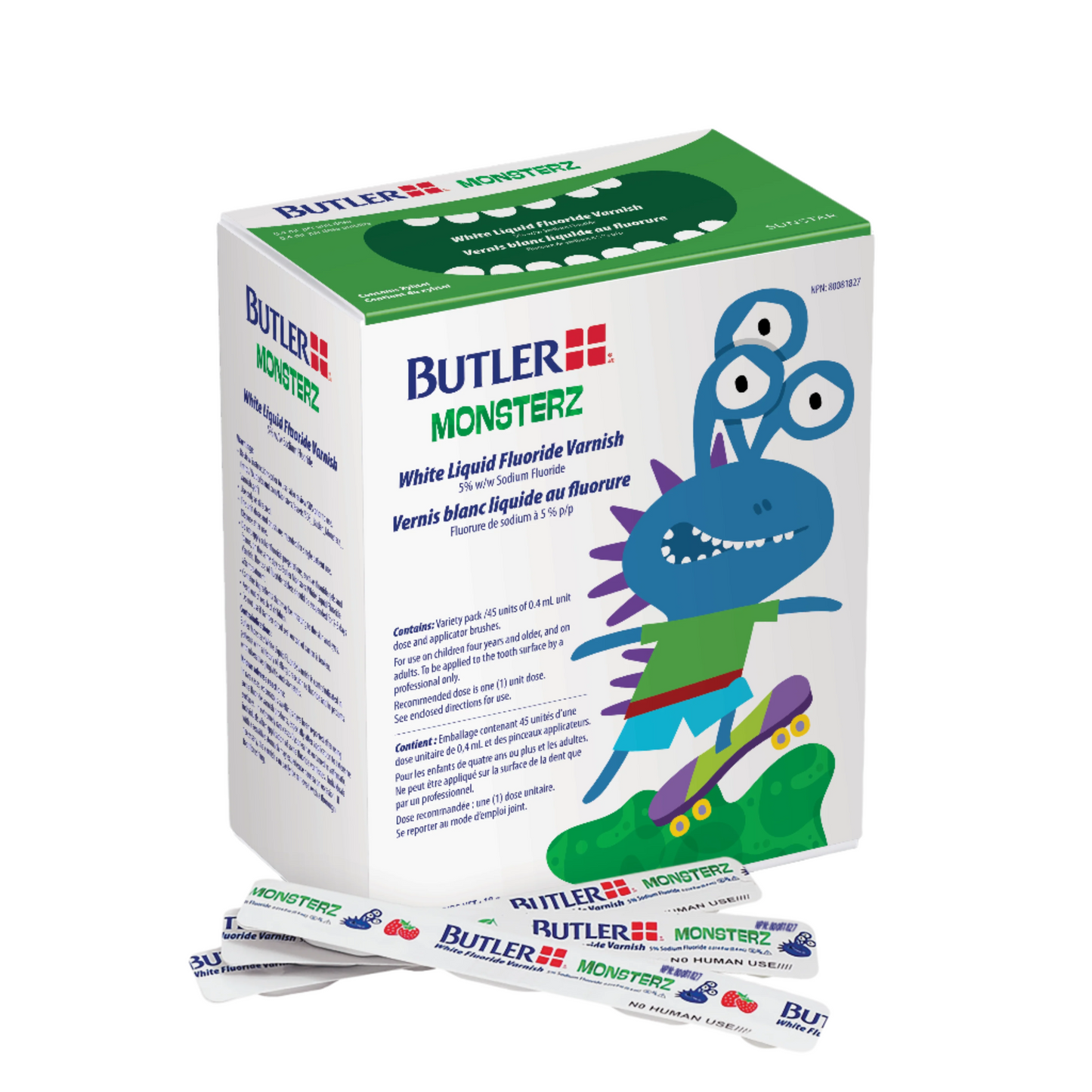 1219 : Coffret de vernis au fluor BUTLER® Monsterz (0,40 ml)