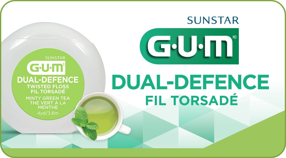 GUM Dual-Defence Twisted Floss